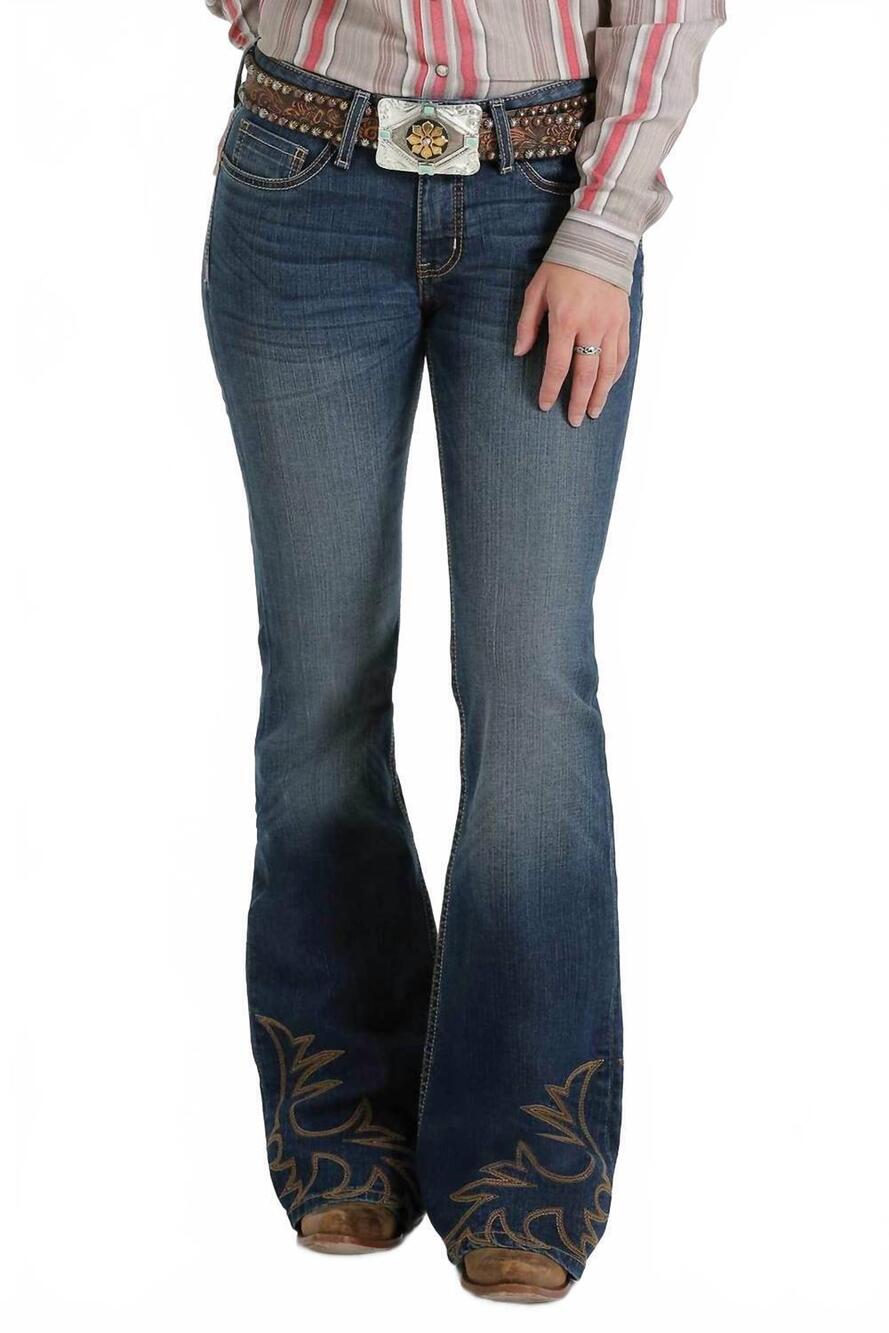 NEW CRUEL DENIM hannah flare jeans in medium wash